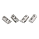 Drillpro 50pcs 40 Series T Slot Elastic Nut Round Roll Spring Nut for 40 Series Aluminum Profile