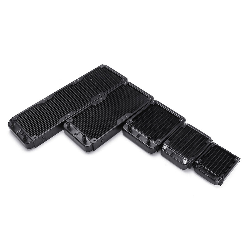 80/90/120/240/360mm Straight Computer Aluminum PC Water Cooling System Equipment Heat Dissipation Radiator