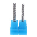Drillpro 4mm Shank 17/28mm Carbide Tungsten End Mill Corn Milling Cutter PCB Cutting