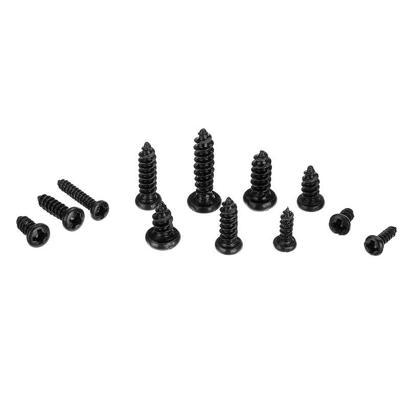 Suleve MXCP4 500Pcs P hilips Button Head Screw Carbon Steel Mini Electronic Notebook Laptop Repair Screw Self-Tapping Bolt Assortment Kit