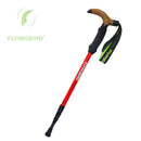 Flying Bird Ft6 T-shaped Carbon Fiber Alpenstock Ultralight Telescopic Adjustable Locking Sticks