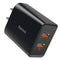 Baseus TC-012 3A 18W QC3.0 Smart Dual USB Quick Charge Wall Charger for Samsung S10+ Xiaomi Redmi Note8 HUAWEI Mate30 Pro