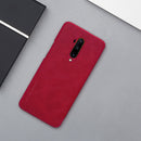 For OnePlus 7T Pro Case NILLKIN Qin Series Vintage Flip Card Slot Holder PC Bumper PU Leather Protective Case