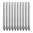 10pcs 6mm Spear Point Head Drill Bits Carbide Ceramic Marble Tile Glass Drill Bit Set