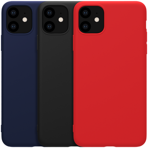 NILLKIN Smooth Shockproof Soft Rubber Wrapped TPU Protective Case for iPhone 11 6.1 inch