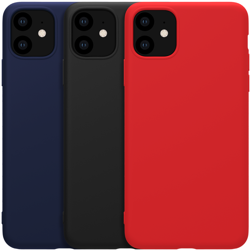 NILLKIN Smooth Shockproof Soft Rubber Wrapped TPU Protective Case for iPhone 11 6.1 inch