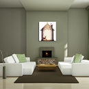 Miico Hand Painted Oil Paintings Simple Style-B Deer Family Wall Art For Home Decoration Painting