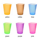 Honana WX Eco-friendly Japanese-style Thick Circular Cup Toothbrush Holder Cup Translucent