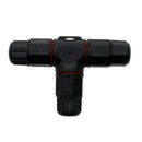 2Pin 3Pins T / Straight  Shape Waterproof Connector for Outdoor LED Lighting Product