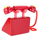 Simulation Wooden Phone Toys Educational Children Dollhouse Gifts Pretend Play Toys