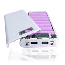 Bakeey 8 x 18650 2A 2 USB Ports LCD Display 20000mA Battery Case Power With LED Light Bank Box For iPhone X XS Xiaomi Mi9 Mi8 S9 S10