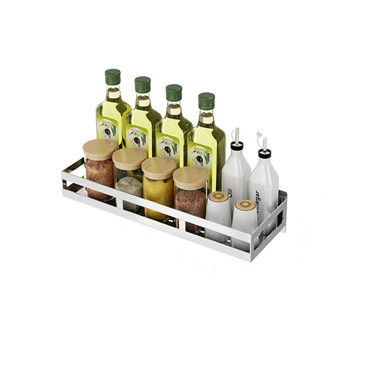 Wall Hanging Storage Shelf Rack Organizer Kitchen Dishes Spice Knife Holder