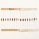 560 Pcs 1 ohm to 10M ohm 1/4W 5% Metal Film Resistor 56 Value Assorted Kit