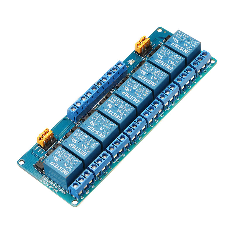 BESTEP 8 Channel 24V Relay Module High And Low Level Trigger