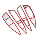 Left Hand Silver Door Armrest Cover Window Switch Panel Trim Car Moulding Trim Strip For Nissan Rogue 2014-2019