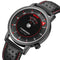 TOMORO TMR1018 Creative Dial Fashion Leather Strap Men Quartz Watch