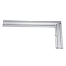 Mytec 300mm 90 Degree Angle Ruler Aluminum Alloy Square Marking Gauge Protractor Carpenter Measuring Tools Metric British with Bubble Level Metric