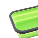 IPRee 4Pcs Silicone Lunch Box Folding Food Container Camping Picnic Fresh Storage Tableware