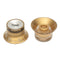 2 Volume& 2 Tone Gold Guitar Knob for LP/SG Style Electric Guitar