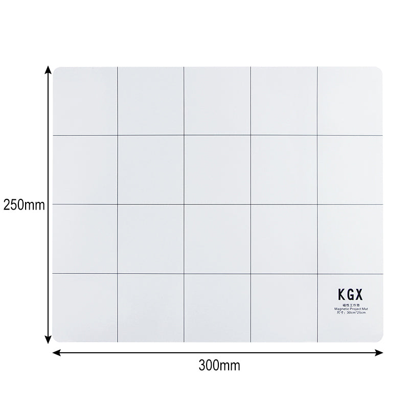 20X25CM Magnetic Project Mat Screw Work Pad with Marker Pen Eraser for Cell Phone Laptop Tablet Repair Tool