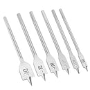Drillpro 6pcs 10-25mm Flat Spade Drill Bit Hex Shank Woodworking Spade Drill Bit Hole Cutter