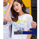 BEVERRY WOMEN Short Sleeve Creative Hydrophobic Waterproof Anti- fouling Thin T-shirt