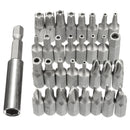 33pcs Screwdriver Bit Set Torx Spanner Star Hex Holder Rod Screwdriver Tool