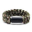 IPRee EDC Outdoor Survival Bracelet Camping Emergency Paracord Tool Kits USB Data Cable For iPhone
