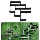 L Cement Brick Stone Road Paver Maker Garden Walk Pavement Mold Path DIY Paving