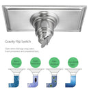 200x100mm Stainless Steel Rectangle Shower Floor Drain Removable Strainer Linear Quick Drain Grate
