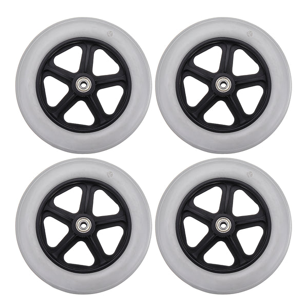 4Pcs Caster Wheel With Bearing for Rollator Walker Replacement Parts Furniture Hardware Wheels