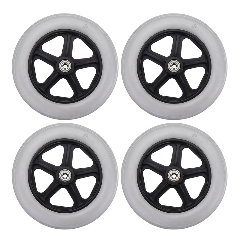 4Pcs Caster Wheel With Bearing for Rollator Walker Replacement Parts Furniture Hardware Wheels