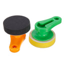 Car Waxing Cleaning Sponge Delicate Soft Plastic Handle Round Waxer Car Maintenance Tools