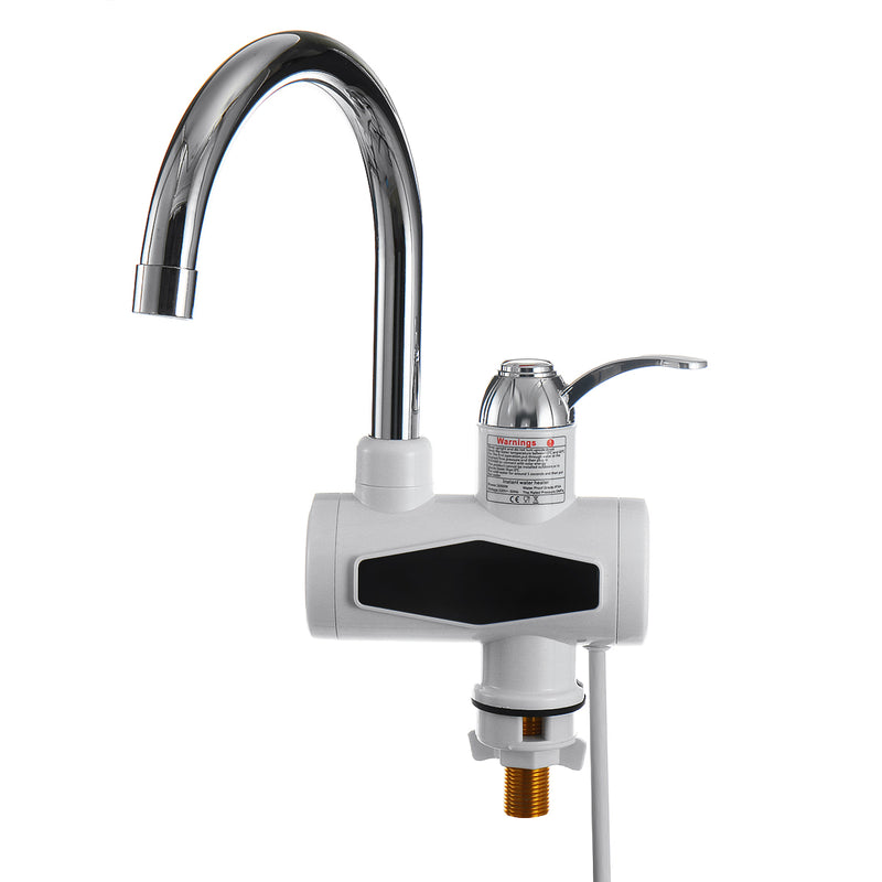 3000W Temperature Display Instant Hot Water Tap Faucet Water Tap