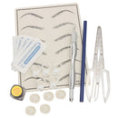 Microblading Permanent 3D Makeup Tools Eyebrow Tattoo Caliper Pen Pigment Needles Kit