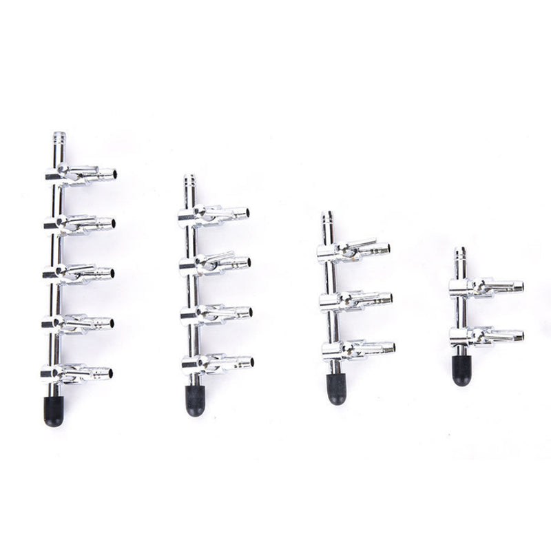 Aquarium Stainless Steel Fish Tank Oxygen Pump Valve Splitter Air Flow Control
