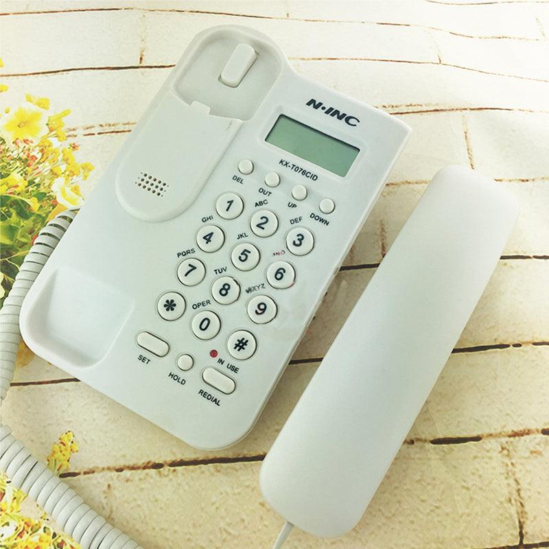 NINC B24885 Hotel Telephone Home Hotel Wired Desktop Wall Phone Office Landline Telephone