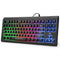 Rii RK104 87 Keys Wired RGB Backlight Gaming Keyboard for Windows PC Laptop Desktop