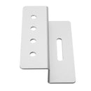 4pcs Solar Panel Mounting Z Brackets Aluminum Alloy Tools Kit for Motorhomes and Yachts