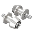 Pair 8mm Swing Arm Spool Motorcycle CNC Slider Stand Bobbins Universal Alloy
