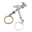 Mini 0-4cm Vernier Caliper Portable Measuring Ruler Key Chain For Woodworking Tool