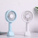 Handheld Table Lamp Fan Mini Portable USB Charging Mobile Phone Holder Desktop 3 in 1 Lighting
