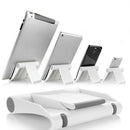 Portable Desktop Foldable Phone Holder Tablet Stand for Smart Phone Tablet for iPhone 11 Pro Max for Samsung Galaxy Note 10+ Xiaomi Mi9 Huawei P30