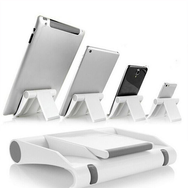 Portable Desktop Foldable Phone Holder Tablet Stand for Smart Phone Tablet for iPhone 11 Pro Max for Samsung Galaxy Note 10+ Xiaomi Mi9 Huawei P30