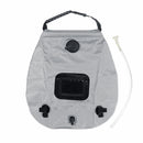20L Solar Shower Heating Pipe Bag Water Heater Camping Shower Bag Hose W/ Temperature Display