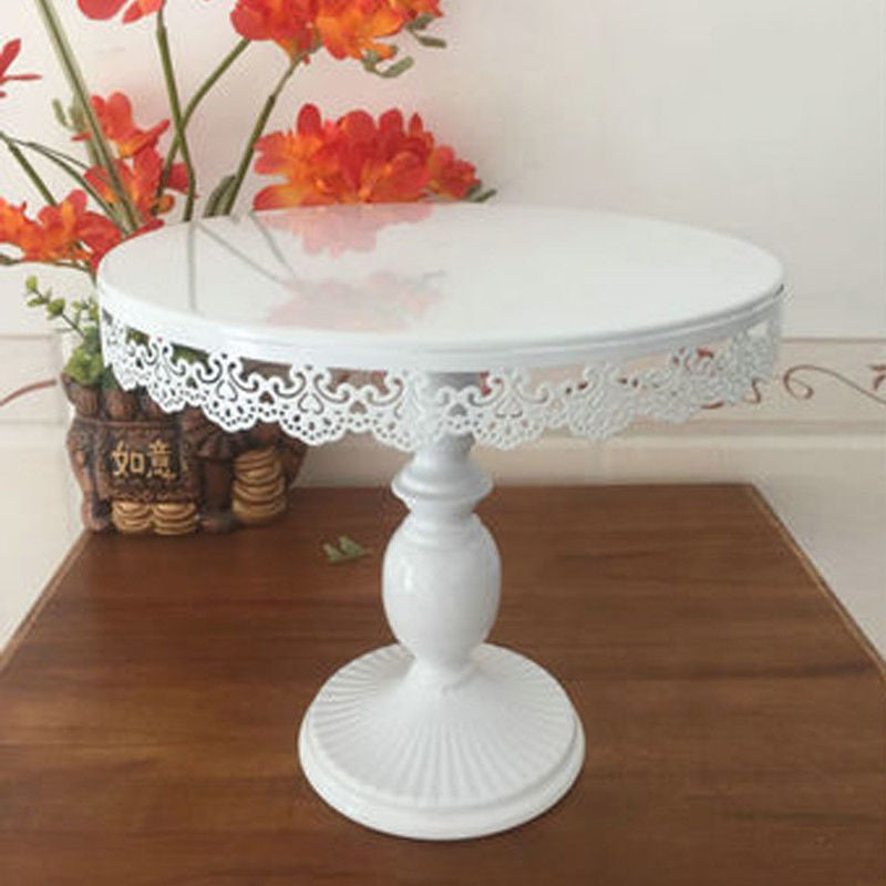 White Round Cake Cupcake Stand Modern Dessert Wedding Birthday Party Event Decorations