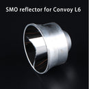 Convoy L6 Flashlight Smooth Reflector Flashlight Accessories  For DIY 67.6mm x 48.2mm