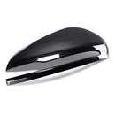 Car Rearview Mirror Cover Caps Carbon Fiber for Mercedes-Benz W205 GLC 2015-18 Left-hand Driving