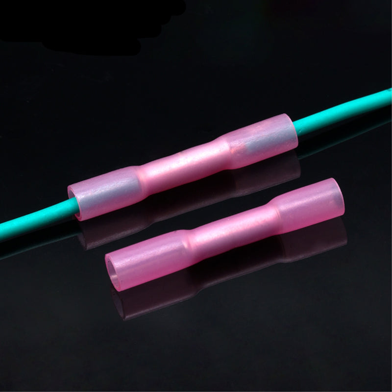 10Pcs Heat Shrink Tube Solder Sleeve Butt Connectors Wire Soldering Terminal Kit