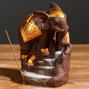 Ganesha Backflow Incense Burner Elephant G od Censer Stick Holder